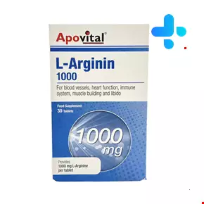 قرص ال آرژنین 1000 میلی گرم آپوویتال 30 عددی