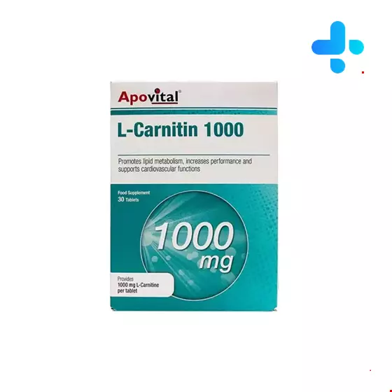 Apovital L Carnitin 1000 mg 30 Tabs