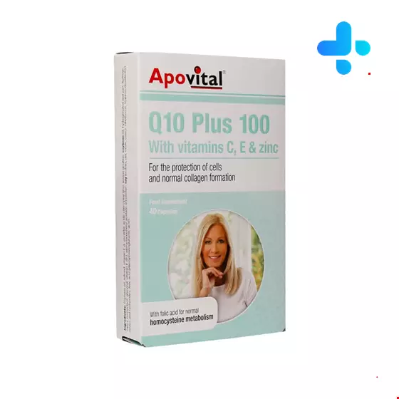Apovital Q10 Plus 100 40 Capsules