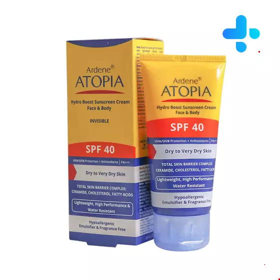 Ardene Atopia SPF40 Sunscreen Cream For Dry To Very Dry Skin 50 Ml