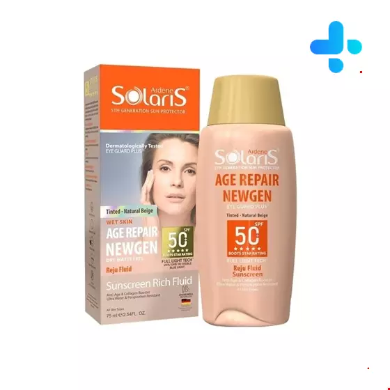 Ardene Solaris Age Repair Anti-Sun And Anti Wrinkle SPF50 Fluid 100 Ml