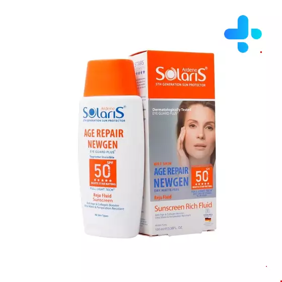 Ardene Solaris Age Repair Anti-Sun And Anti Wrinkle SPF50 Fluid 100 Ml