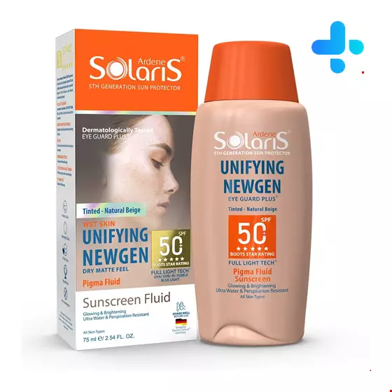 Ardene Solaris Unifying Newgen Sunscreen Fluid SPF50  75 Ml