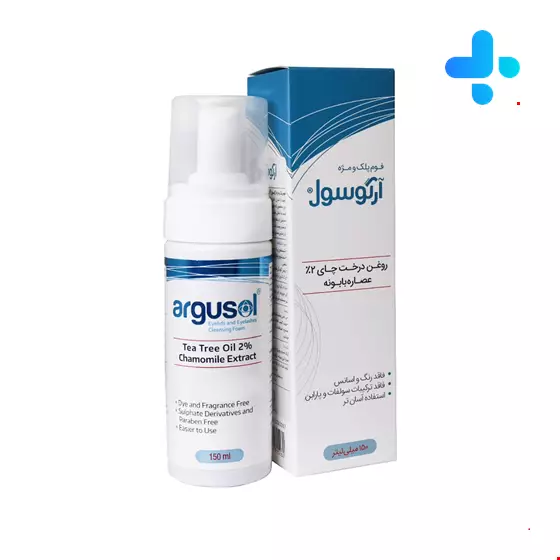 Argusol Eyelids And Eyelashes Ckeaning Foam 150 Ml