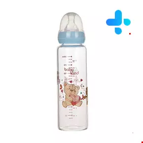 Baby Land Bottle Pyrex Code 470 For 6-18 Months 240 Ml