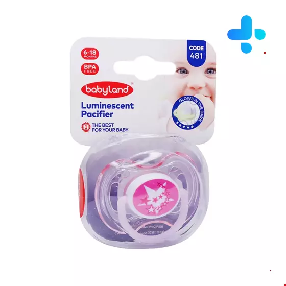 Baby Land Nightlight Hazelnut Pacifier for Baby's 6 to 18 Month Code 481