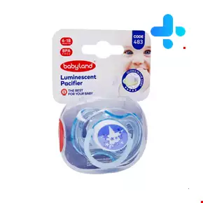 Baby Land Orthodontic Luminescent Pacifier 483