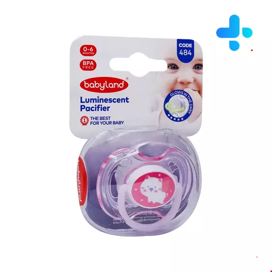 Baby Land Orthodontic Luminescent Pacifier 484