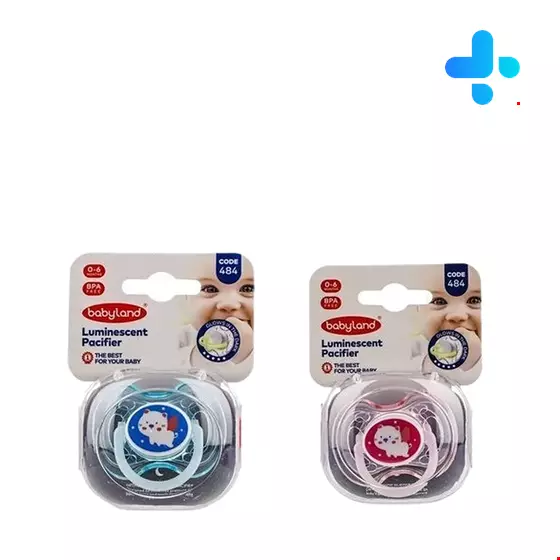 Baby Land Orthodontic Luminescent Pacifier 484