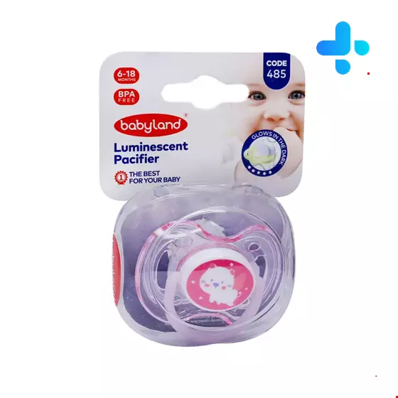 Baby Land Orthodontic Luminescent Pacifier 485