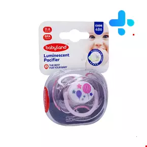 پستانک ارتودنسی مدل شب تاب 0 تا 6 ماه بی بی لند کد 486