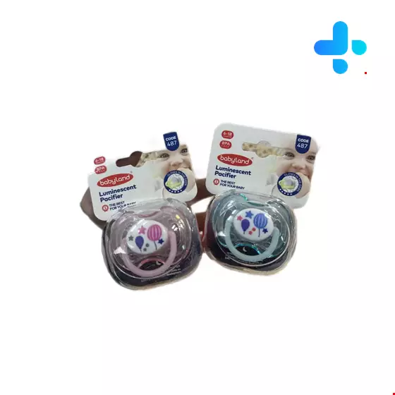 Baby Land Orthodontic Luminescent Pacifier 487