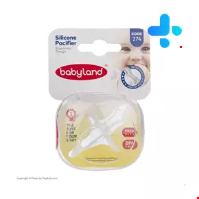 Baby Land All-Silicone Orthodontic Pacifier For Babies From Birth Code 274