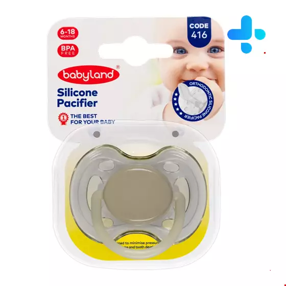  Baby Land orthodontic pacifier suitable for 6 to 18 months code 416