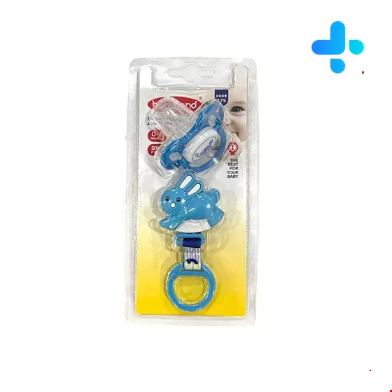 Baby Land Orthodontic Pacifier And Pacifier Holder For Children 0 to 6 Months Code 275