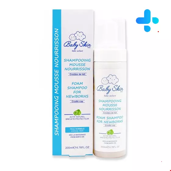 Baby Skin Cradle Cap Foam Shampoo For Newborns  200 ml