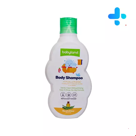Babyland Body Shampoo For Kids With Glycerin And Guar 200 Ml
