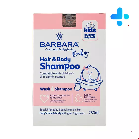 Barbara Baby Head And Body Shampoo Containing Guar And Glycerin Red 250Ml