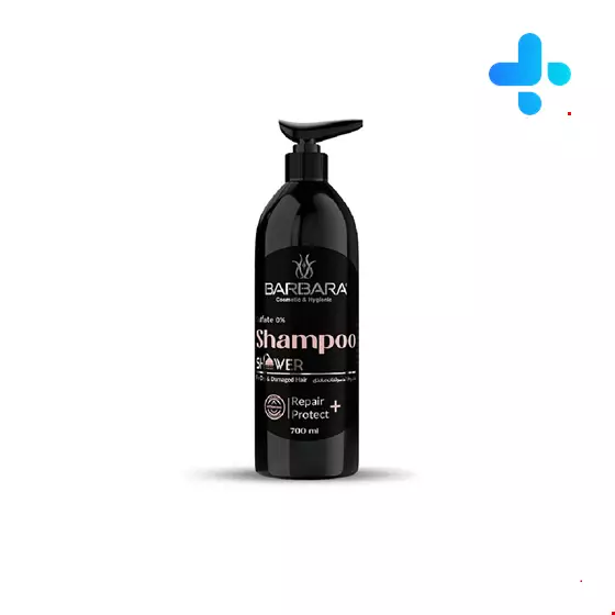 Barbara Damaged And Dry Shampoo Containing Nourishing Collagen Sulfate Free 700 Ml