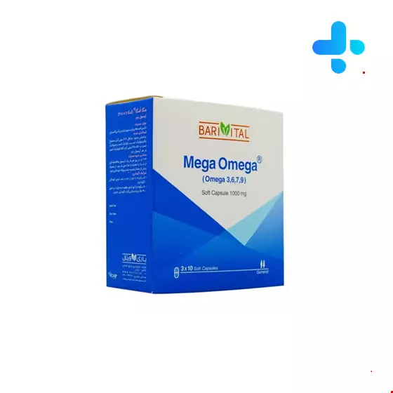 Barivital Mega Omega1000 mg 30 Soft Capsules