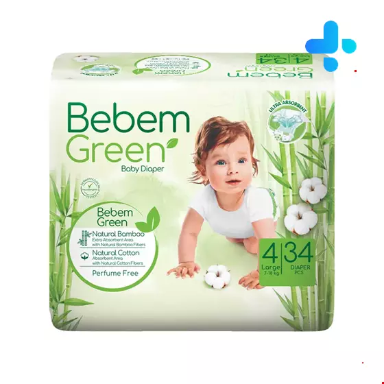 Bebem New Size 4 Pack of 34 Diaper