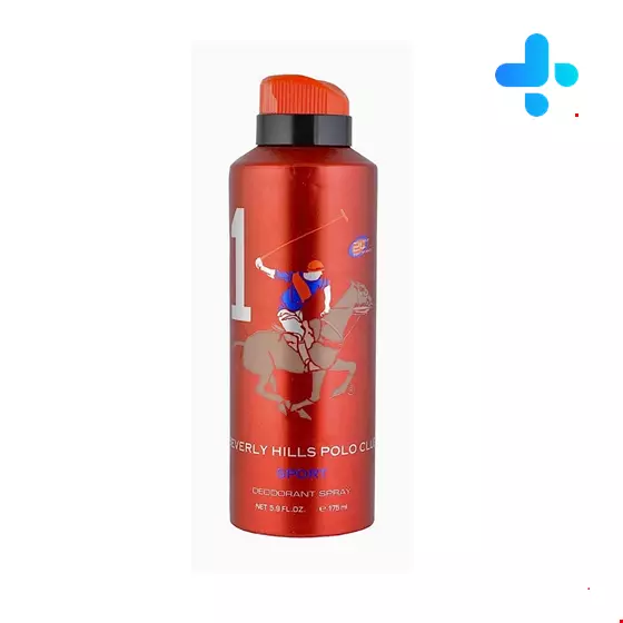 Beverly Hills Polo Club Sport Deodorant Body Spray Number 1 For Men 175 Ml