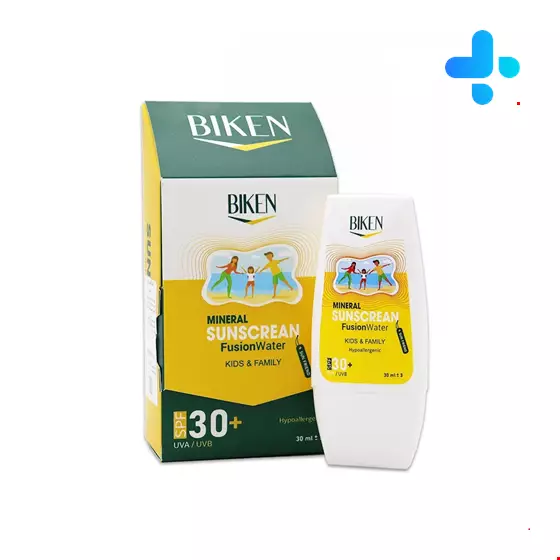 Biken Mineral Sunscreen Fusion Water SPF30 For Kids 30 ml