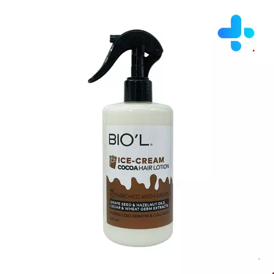 Biol HAIR LOTION COCOA ICE CREAM for damaged HAIR 400 ml