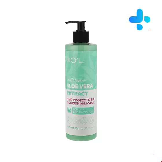 Biol Hair Mask Extract Aloe Vera  for Dry and Buzz Hair 500ml