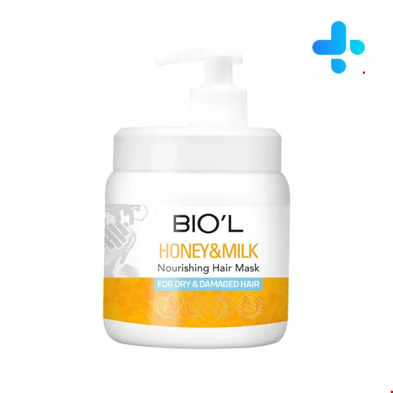 Biol Hair Mask Honey & Milk for Dry and Damaged Hair 500 ml