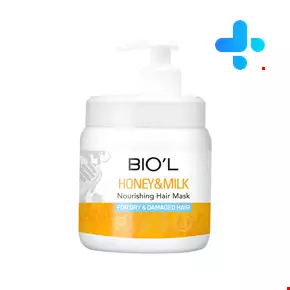 Biol Hair Mask Honey & Milk for Dry and Damaged Hair 500 ml