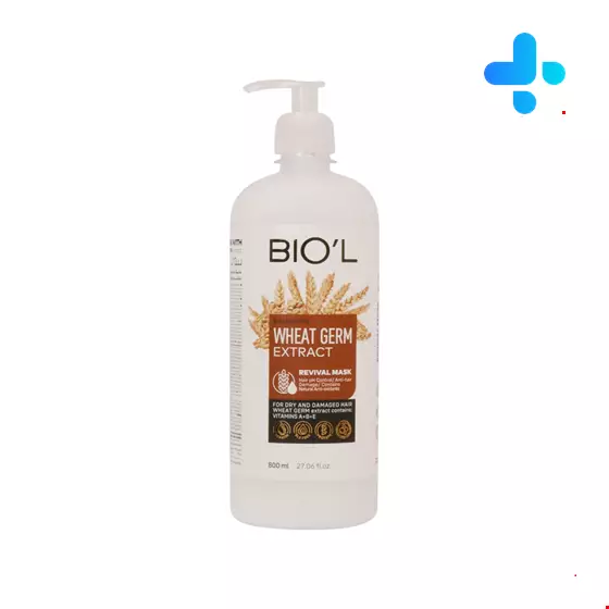 Biol Hair Mask Wheat Germ Extract for Dry and Damaged Hair 800 ml