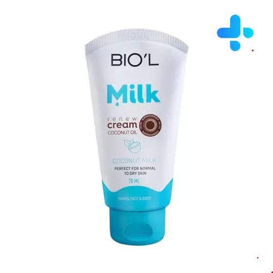 Biol Moisturizing Cream With Milk Protein And Coconut Oil 70 Ml