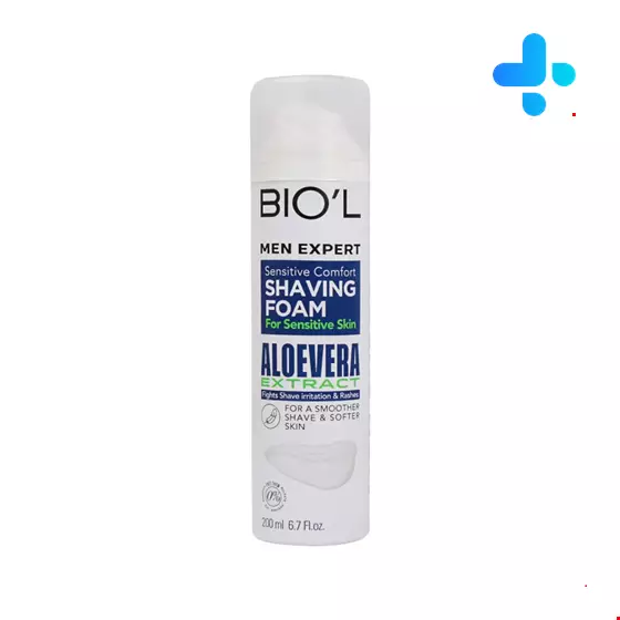 Biol Shaving Foam With Aloe Vera Extract for Sensitive Skin 200 ml