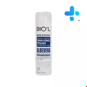 Biol Shaving Foam With Aloe Vera Extract for Sensitive Skin 200 ml