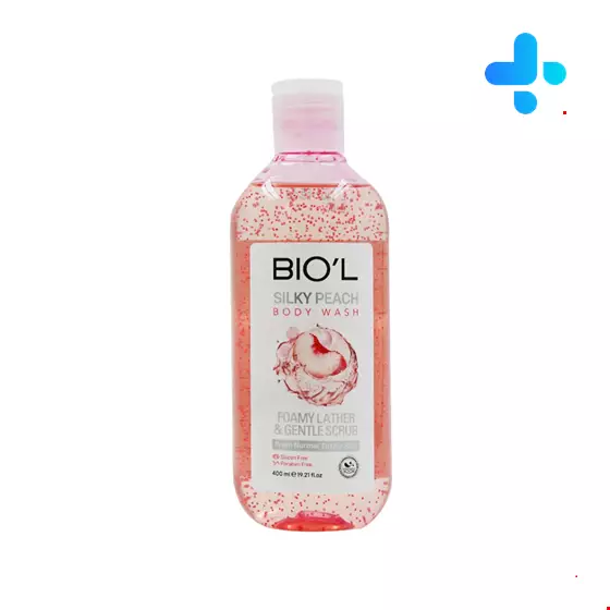 Biol Silky Peach Body Wash 400 Ml