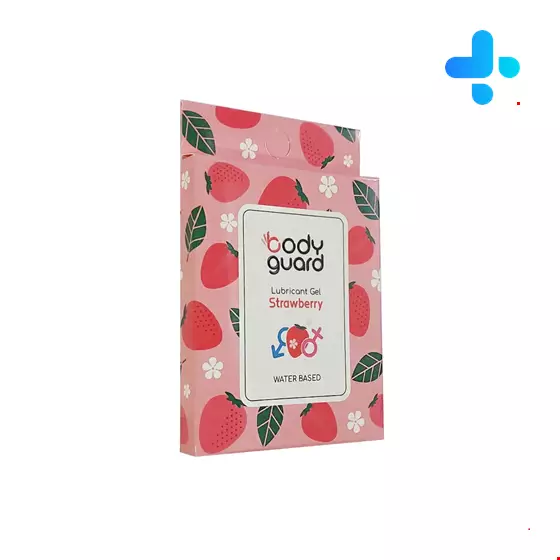 Body Guard strawberry lubricant gel 3 pcs