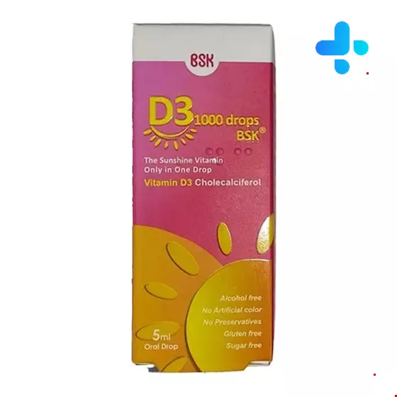 BSK D3 1000 Drops 5 ml