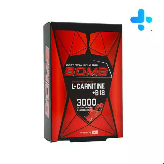 BSK LCarnitine 3000 And Vitamin B12 10 Liquid Sachets