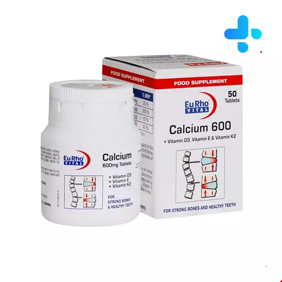 Calcium 600mg And Vit D3 EuRhovital 50 tablet