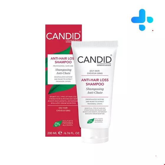Candid Anti Hair Loss Shampoo For Oily Hair 200 Ml