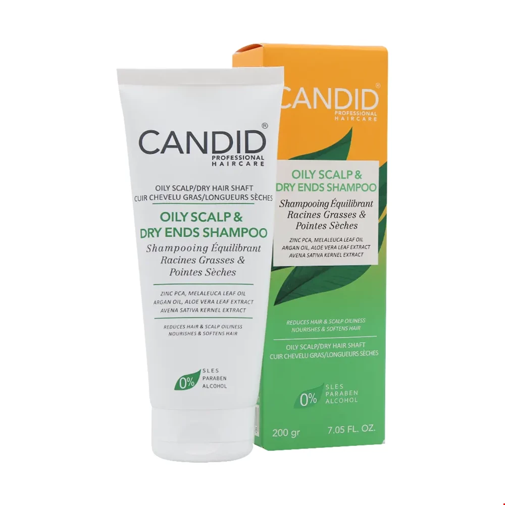 شامپو پوست سر چرب و ساقه خشک مو کاندید 200 میلی لیتری