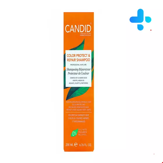 Candid Shampoo Color Protect And Repair For Dyed And Damaged Hair 200 Ml