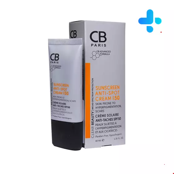 CB Paris Sunscreen Anti Spot SPF 50 Cream 40 Ml