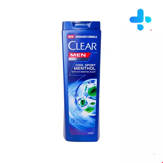 Clear Anti Dandruff Shampoo For Men, Cooling Mint 400 Ml