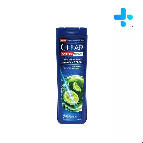 Clear Anti Dandruff Shampoo For Men, Suitable For Oily Hair 400 Ml