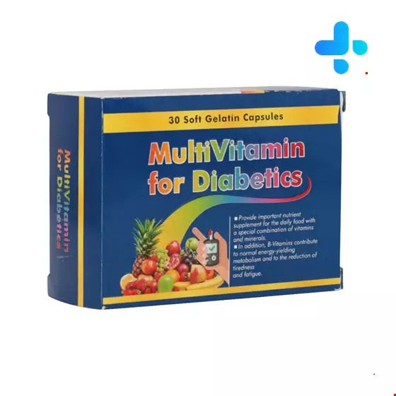 Dana Multivitamin For Diabetics 30 Softgels