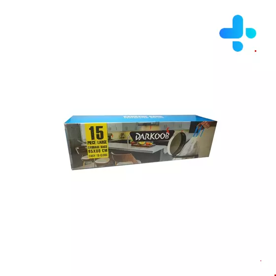 Darkoob Garbage Bags Size 65×80 Large 15 Pcs