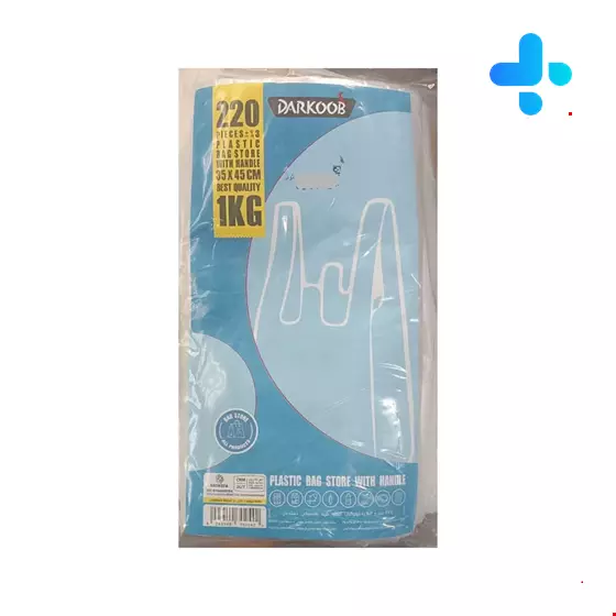 Darkoob Plastic shopping bag with handle 220 pieces