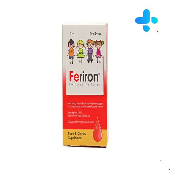 Darou Pakhsh Feriron Ferrous Sulfate Drops 15 Ml